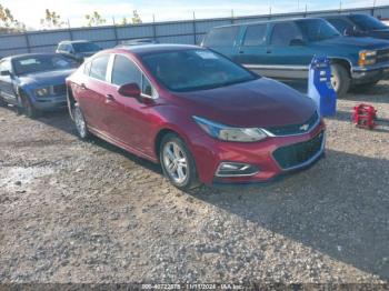  Salvage Chevrolet Cruze