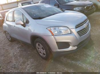  Salvage Chevrolet Trax