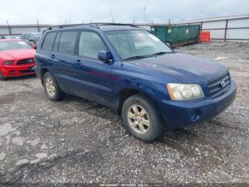  Salvage Toyota Highlander