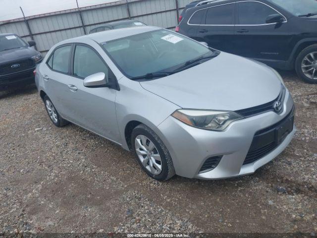  Salvage Toyota Corolla