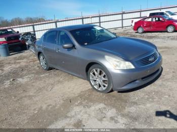  Salvage INFINITI G37x