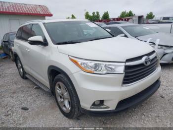  Salvage Toyota Highlander