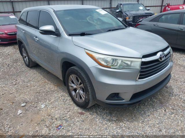  Salvage Toyota Highlander