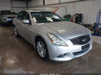  Salvage INFINITI G25x