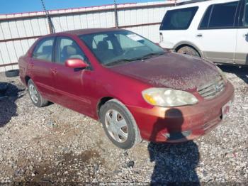  Salvage Toyota Corolla