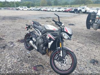  Salvage Triumph Motorcycle Street Triple