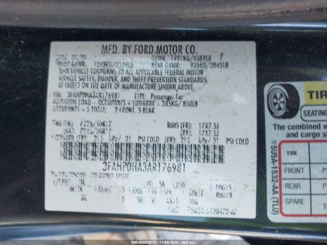 Ford Fusion Se Image 2