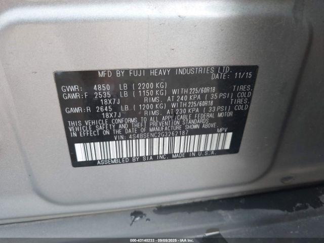 Subaru Outback 3.6r Limited Image 14