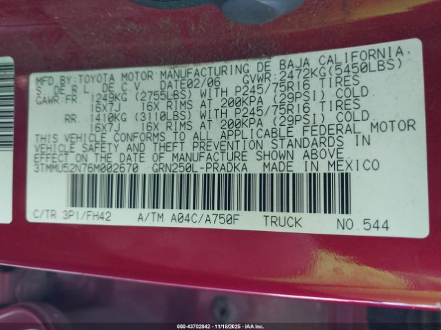 Toyota Tacoma Base V6 Image 7