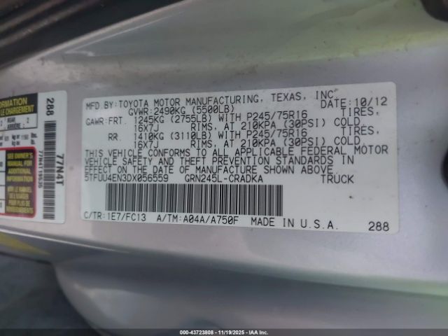 Toyota Tacoma Base V6 Image 6