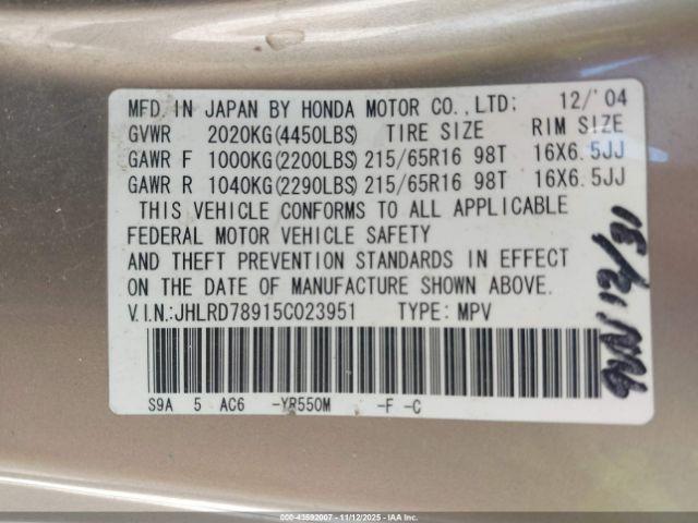 Honda CR-V Se Image 10