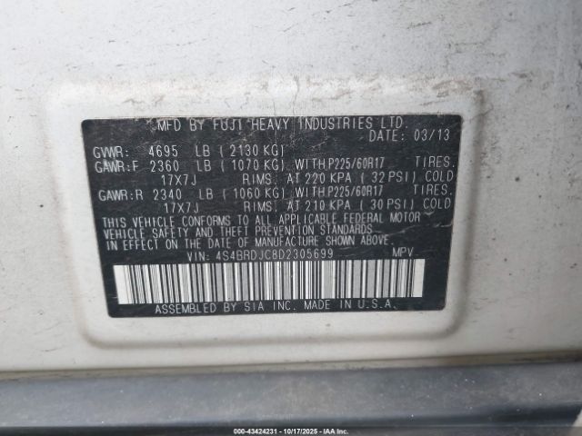 Subaru Outback 3.6r Limited Image 6