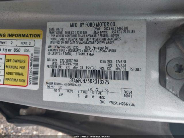 Ford Fusion Se Image 4