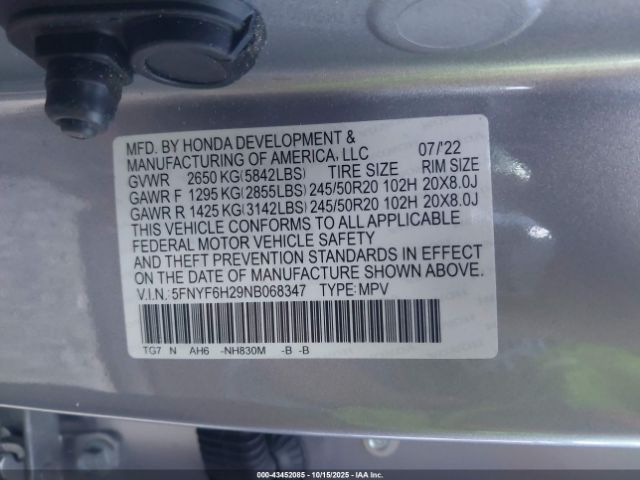 Honda Pilot Awd Special Edition Image 15