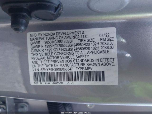 Honda Pilot Awd Special Edition Image 15