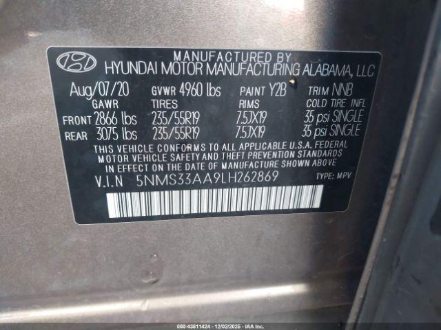 Hyundai SANTA FE Sel 2.0t Image 5