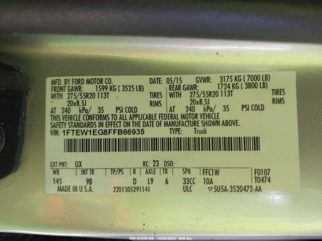 Ford F-150 Platinum Image 19