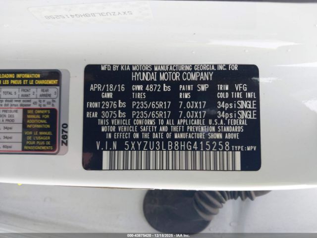 Hyundai SANTA FE 2.4l Image 12